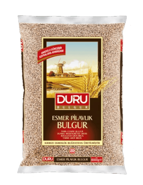 Duru Brauner Bulgur für Reis - Esmer Pilavlık Bulgur 1 kg