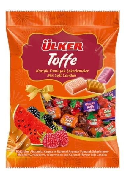 Seker ülker toffee karisik meyveli 225 gr