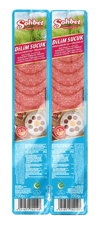 Sohbet dilim sucuk 200 gr