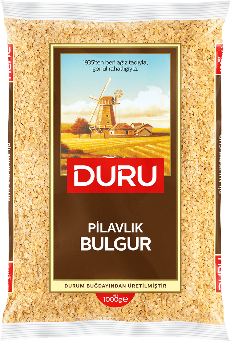 Duru pilavlik bulgur 1 kg-Duru Hartweizengrütze für Bulgur-Pilaw 1 kg