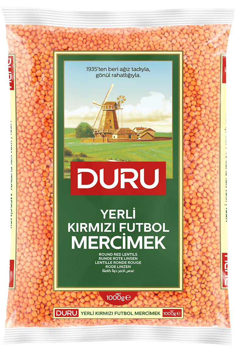 Duru Rote Linsen Fußball 1 kg-Duru kirmizi mercimek futbol 1 kg