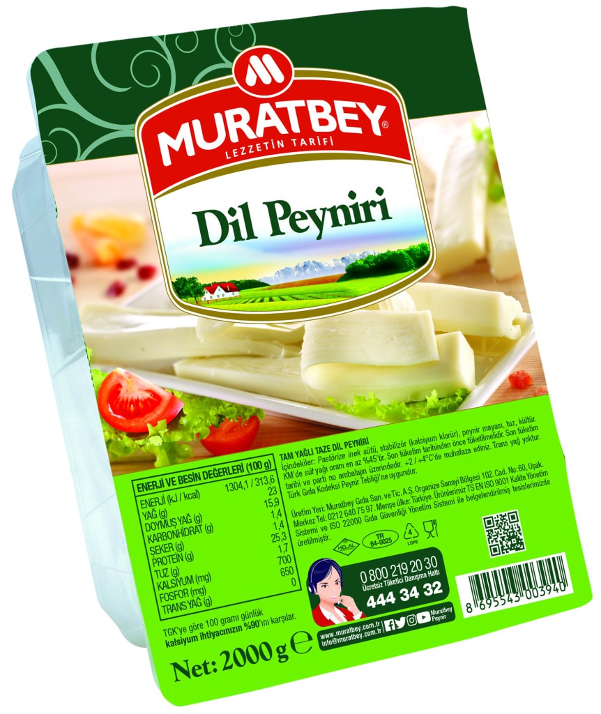 Muratbey dil peyniri 200 gr