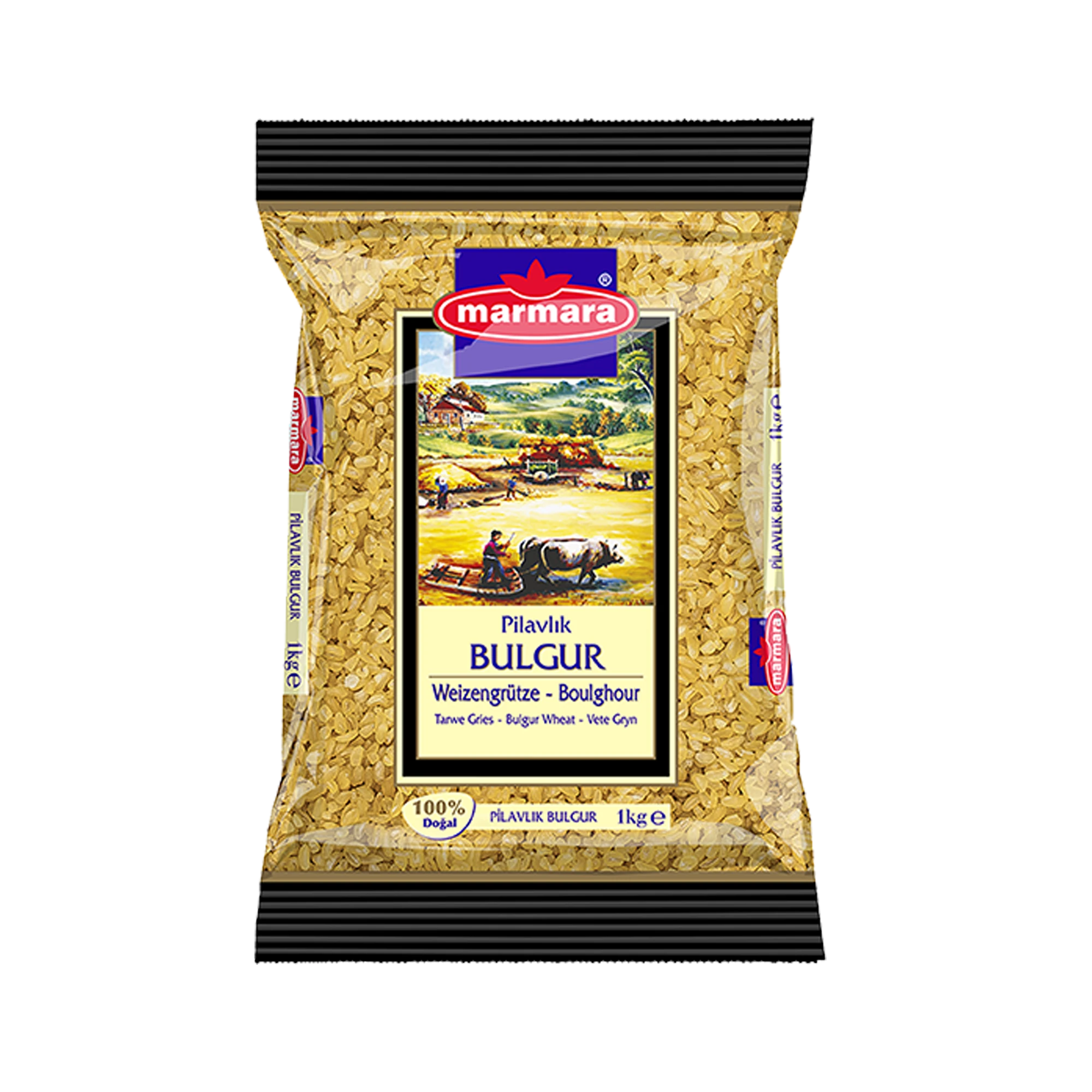 Marmara Weizengrütze für Pilaw 1 kg- Marmara pilavlik bulgur 1 kg