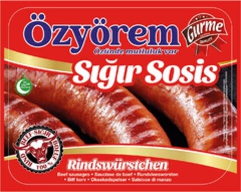 Özyörem sigir sosis 430 g