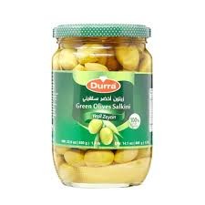 Durra grüne oliven salkini 650gr