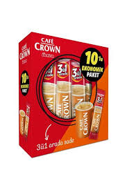 Cafe crown 3 ü 1 arada sade 10x11 gr