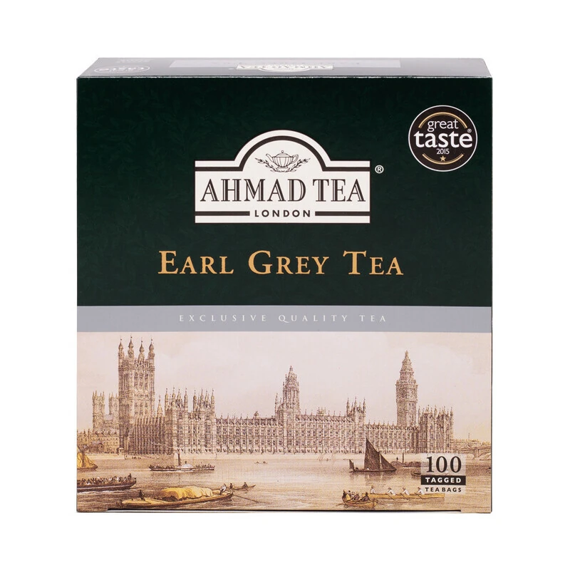 Ahmad tea beutel earl grey 100 er