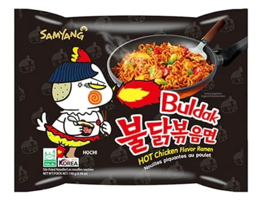 Samyang buldak scharf  siyah 140 gr