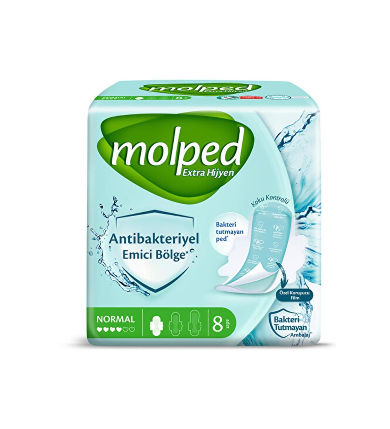 Molped antibakteriel normal 8 er