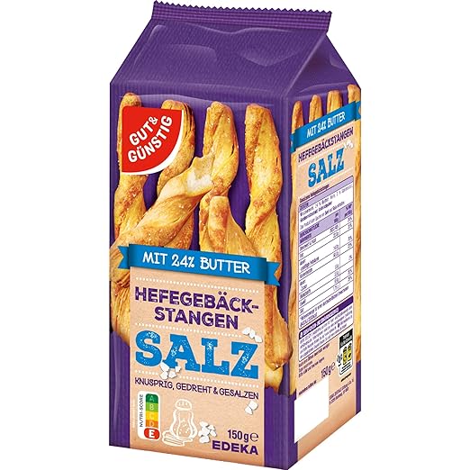 G&G Gebäackstangen Salz 150 g