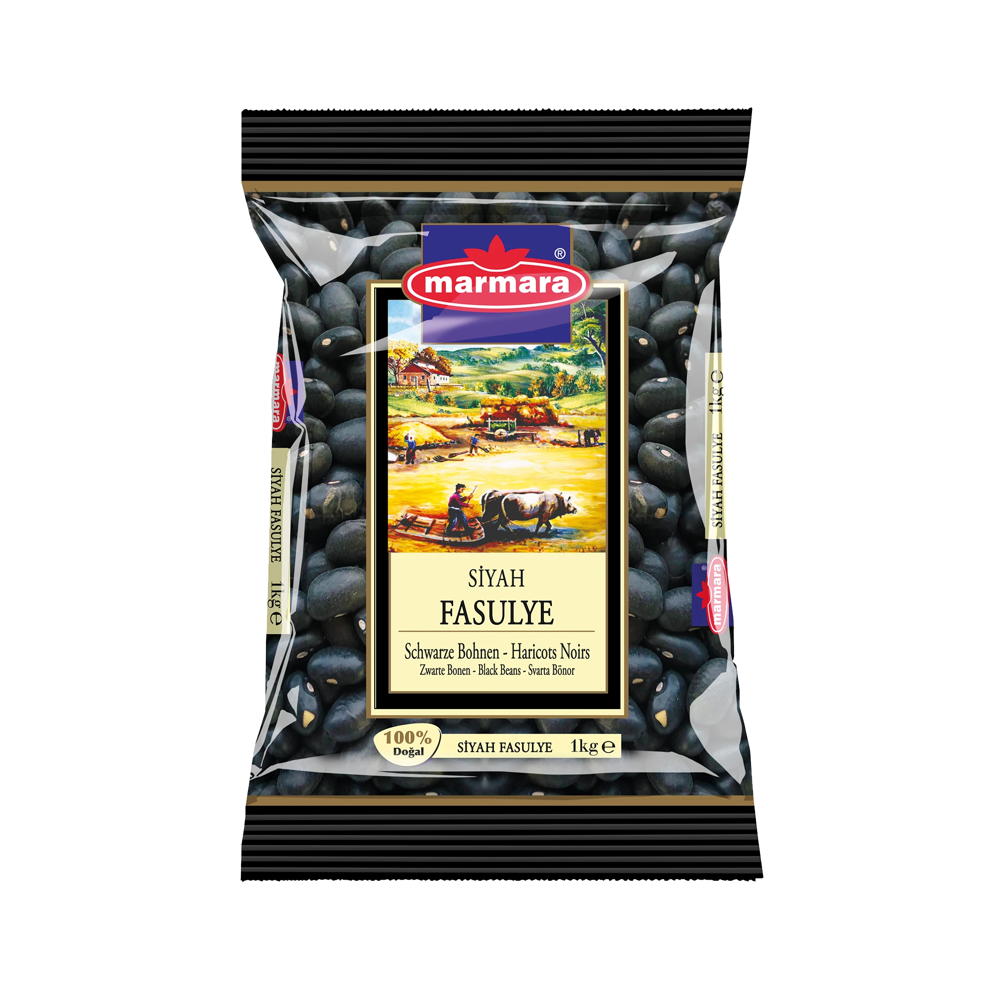 Marmarar Schwarz Bohnen 1 kg-Marmara siyah fasulye 1 kg