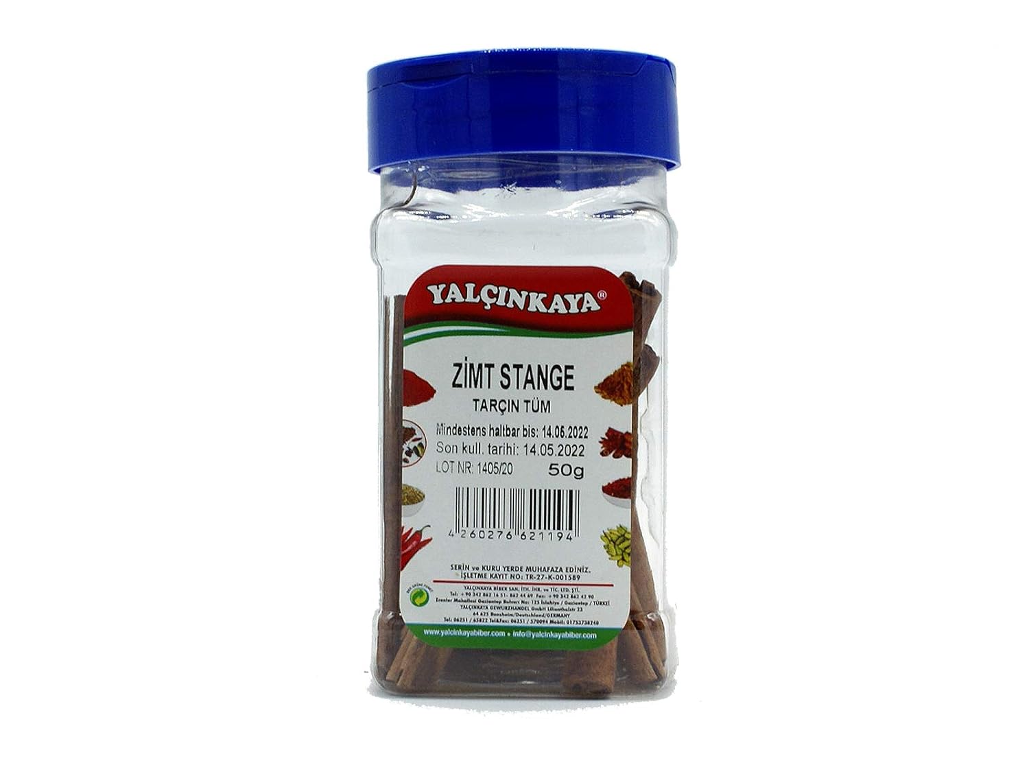 Zimt stangen 50 gr Yalcinkaya