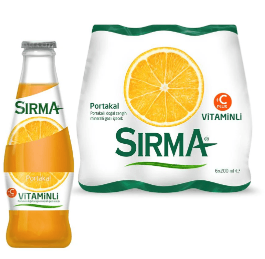 Sirma Maden Suyu Orange 250mlx6
