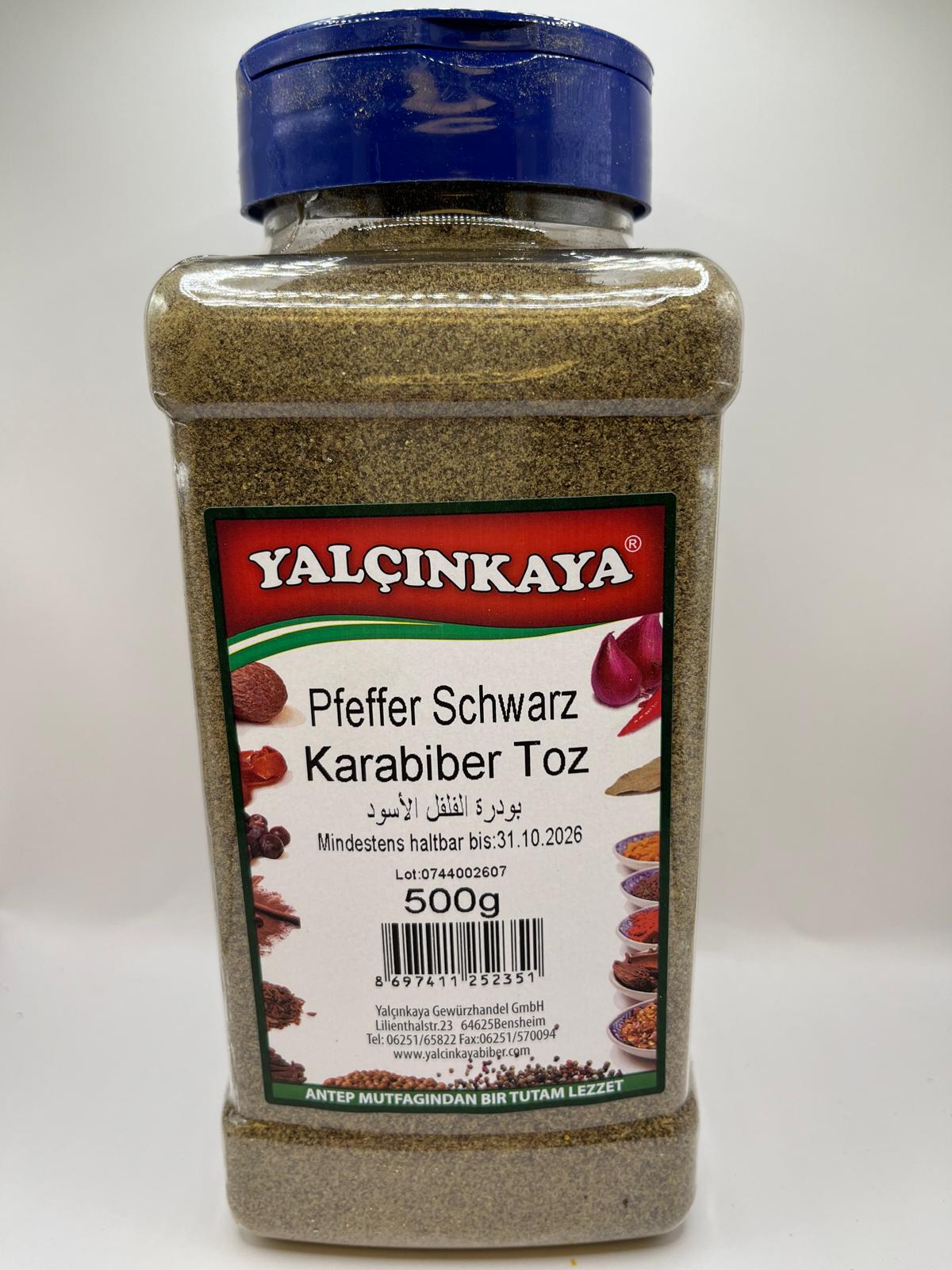 Yalcinkaya Pfefferschwarz  500 gr