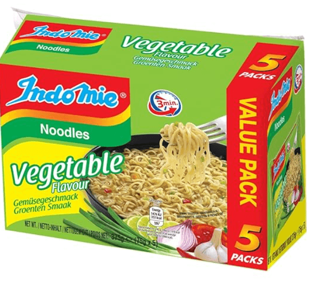 Indomie  gemüse sebze 5*75 gr
