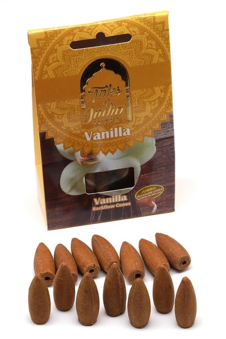 Tütsü Vanilla - Vanilya Kokusu 14'lü Koni (Geri Akışlı) Tütsü (TÜT-51)