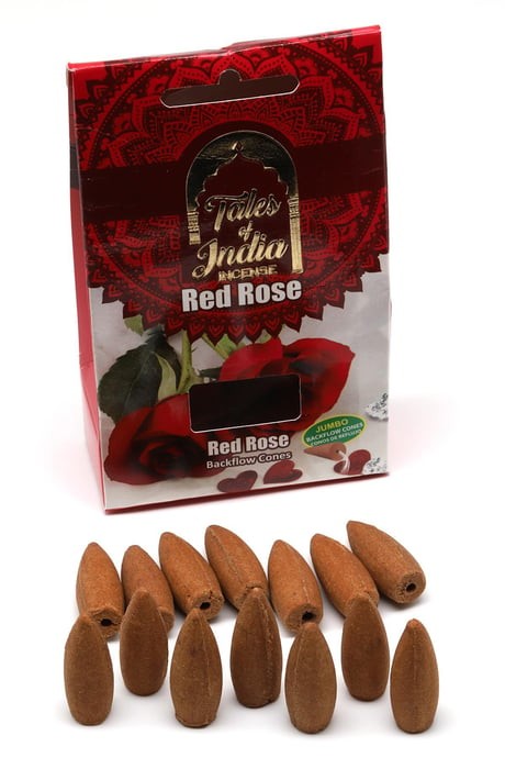 Tütsü Red Rose - Kırmızı Gül Kokusu 14'lü Koni (Geri Akışlı) Tütsü (TÜT-52)