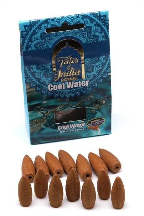 Tütsü Cool Water - Okyanus Kokusu 14'lü Koni (Geri Akışlı) Tütsü (TÜT-50)