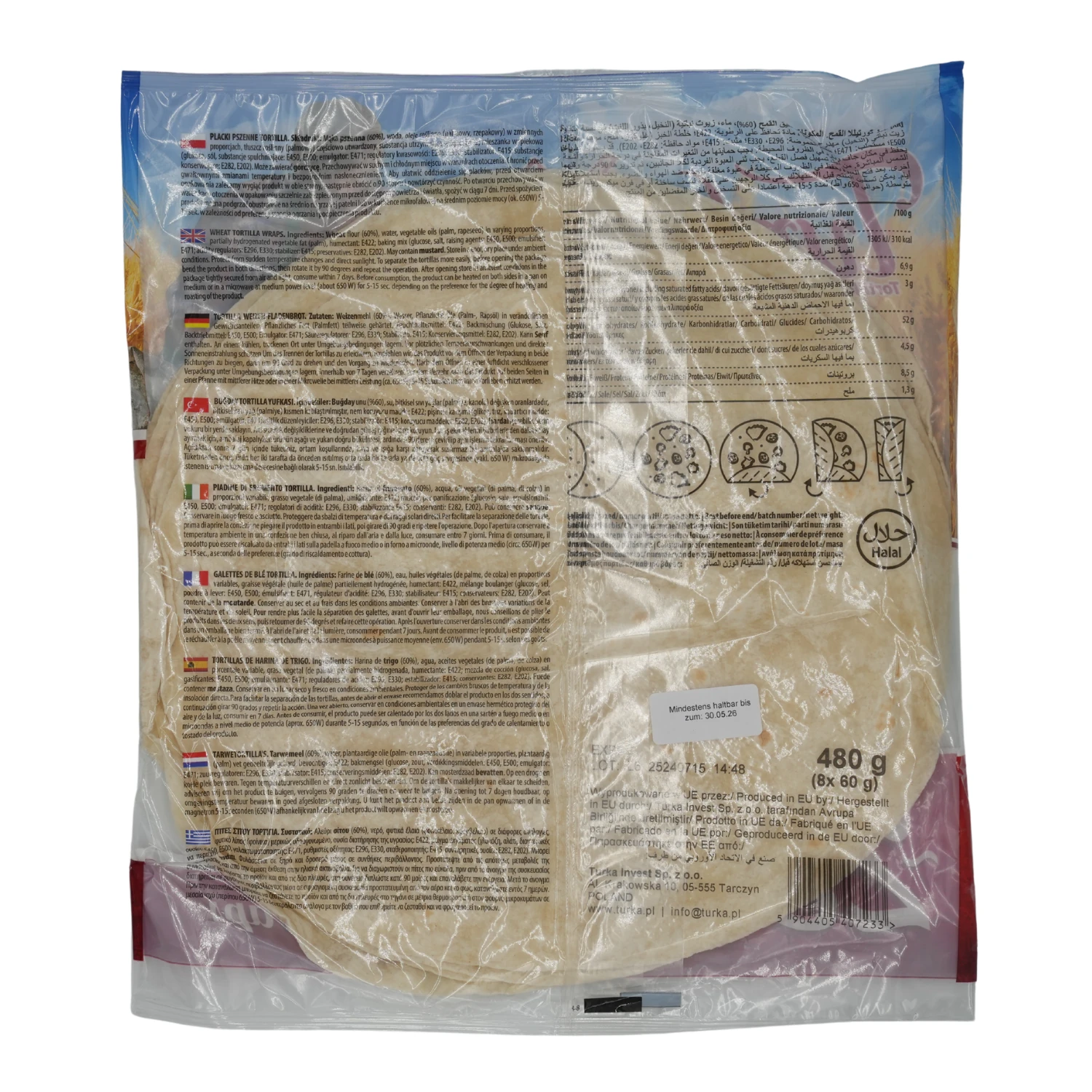 Tortilla - Dürüm (8 Stück)