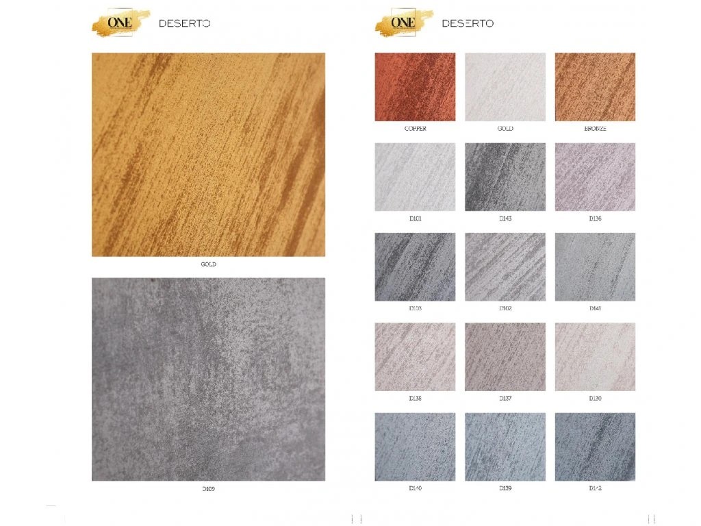 DESERTO: Pearlescent Textured Decorative Paint with Fine Sand Effect