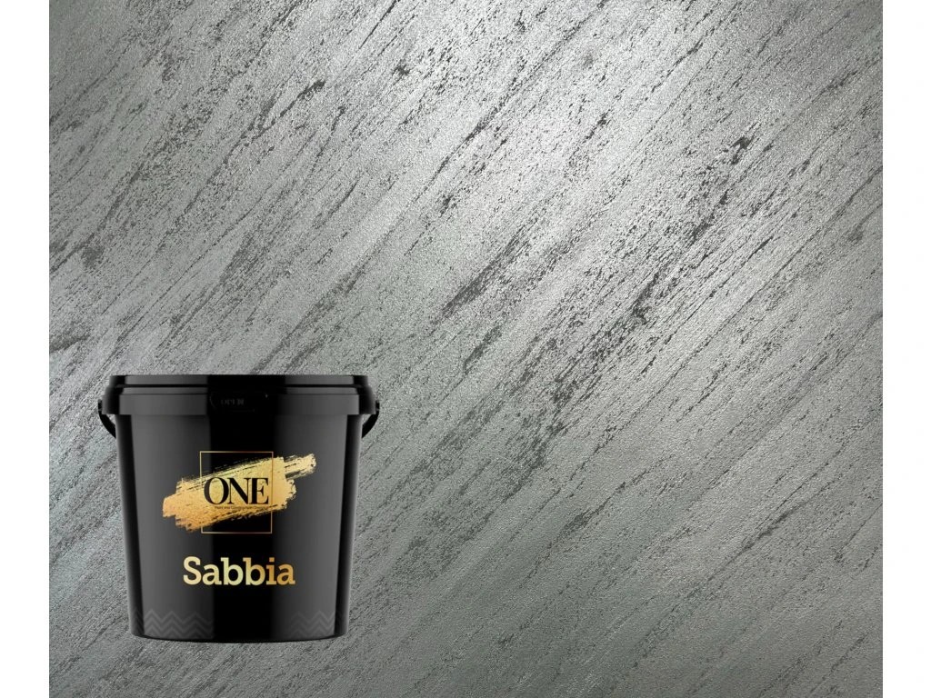 SABBIA: Pearlescent Decorative Paint with Thick Sand Texture - 1L