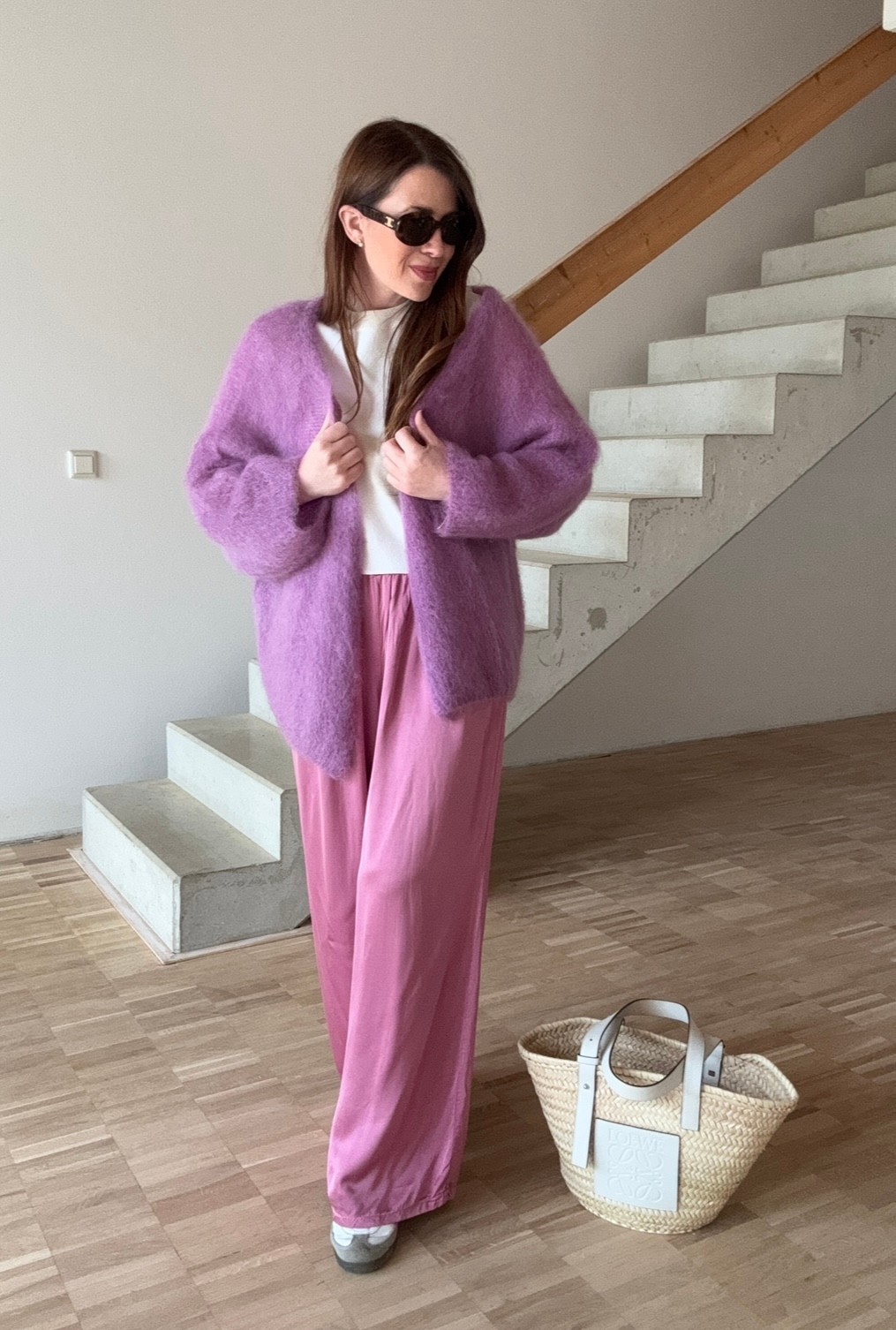 Mohair Cardigan - Beere