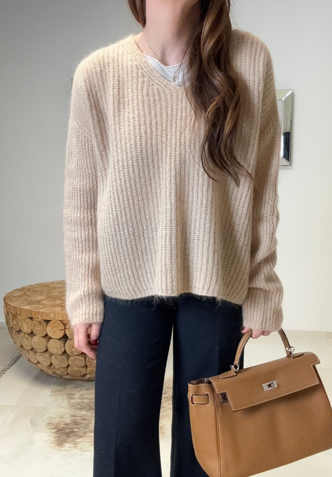 Strickpullover - Beige