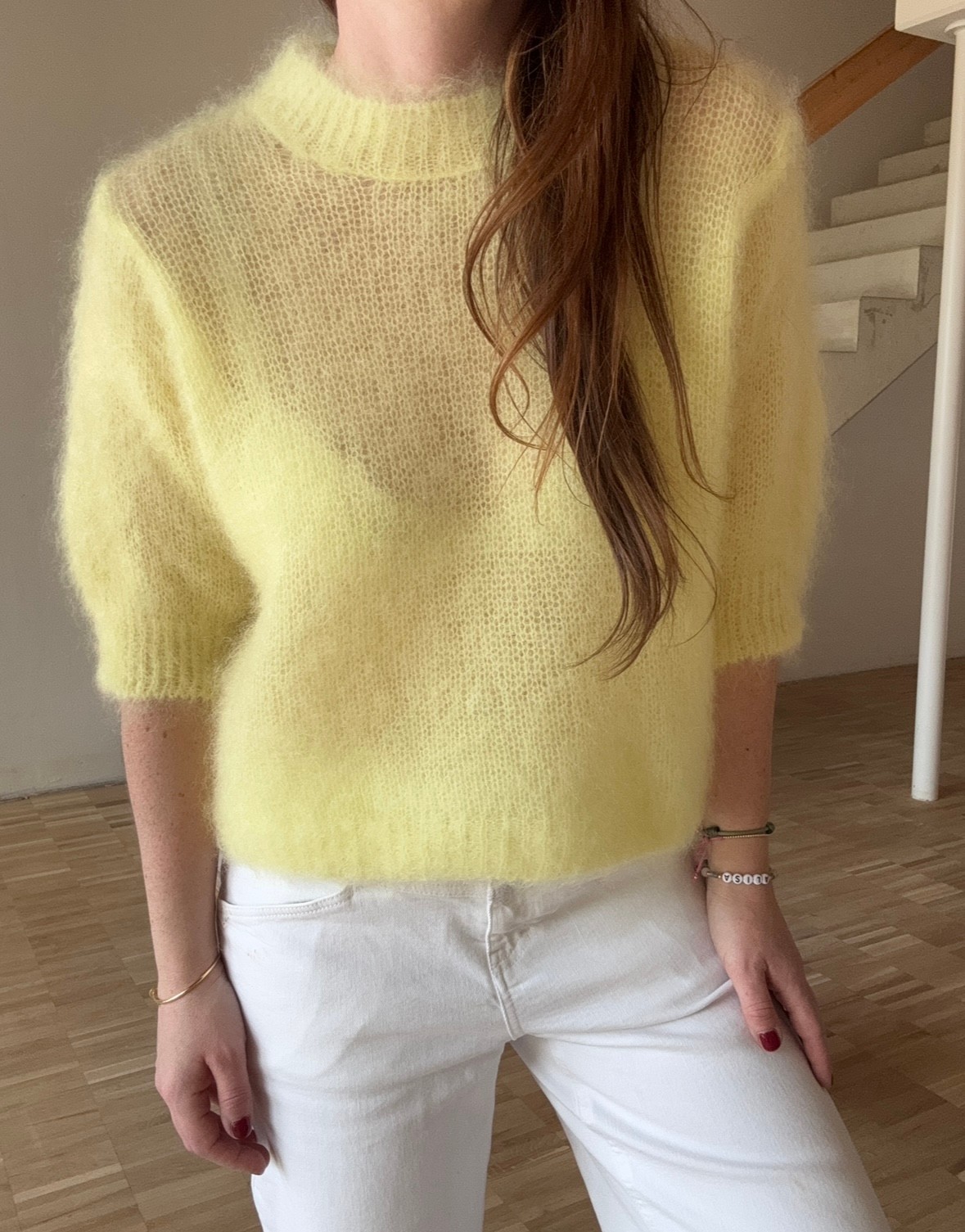 Mohair Shirt - Gelb