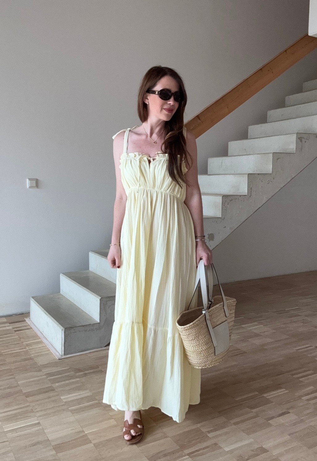 Maxi-Kleid - Gelb