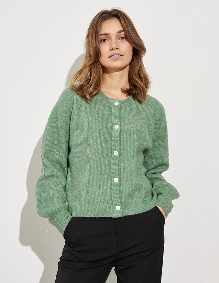 Strickjacke Knit - Grün