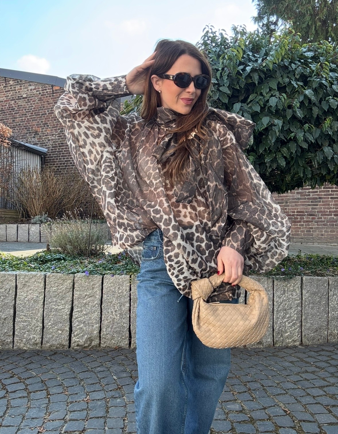XXL Bluse mit Print