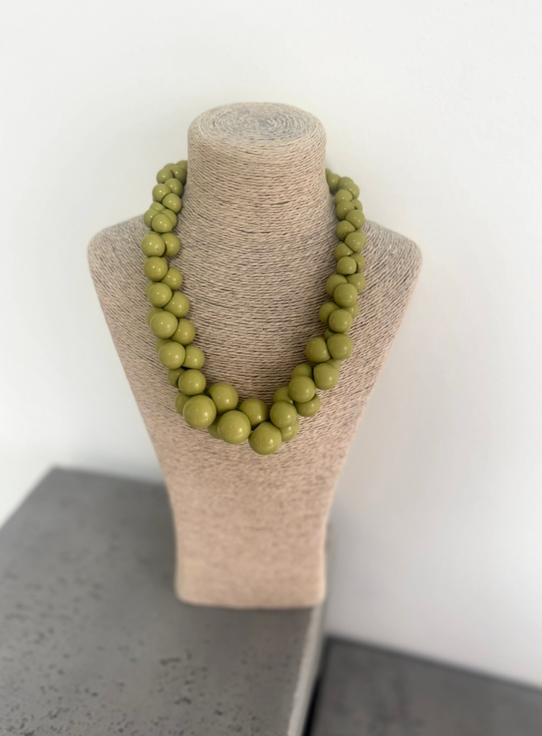 Kette mit Kugeln - Grün