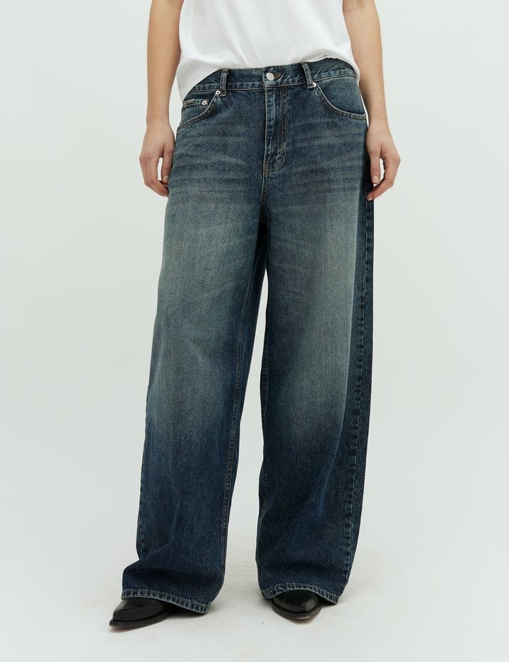 Weite Jeans - Blau