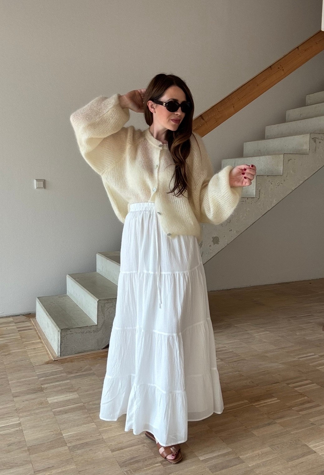 Maxi Skirt - Weiß