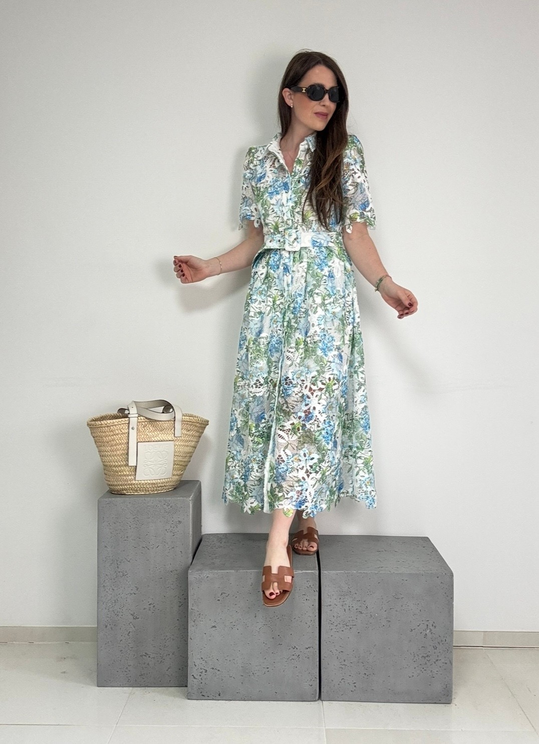 Maxi-Kleid - Blau 
