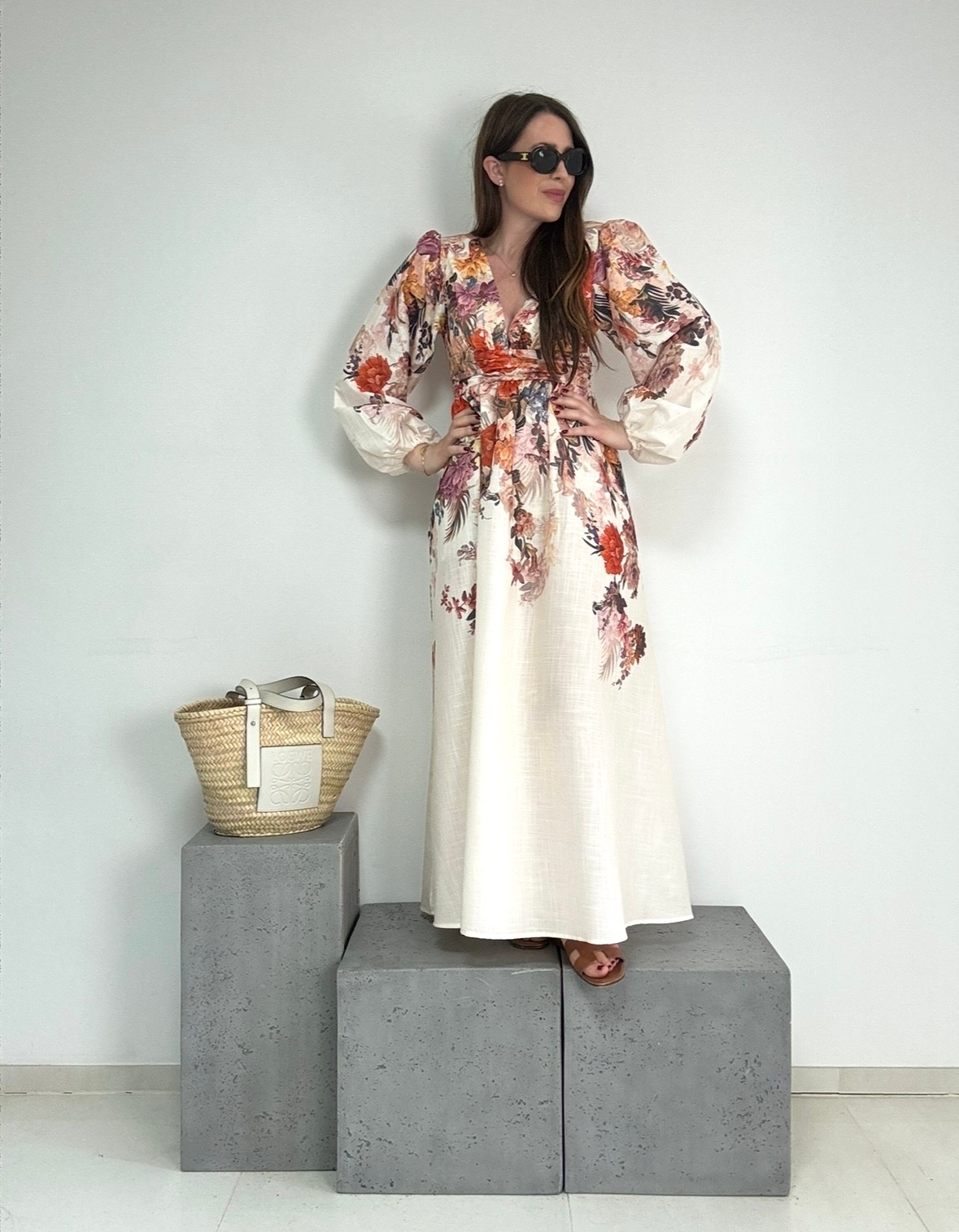 Maxi-Kleid mit Print
