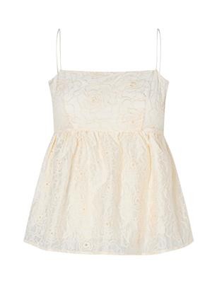 Verspieltes Top - Creme