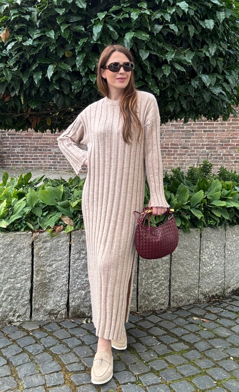 Maxi-Kleid - Puder