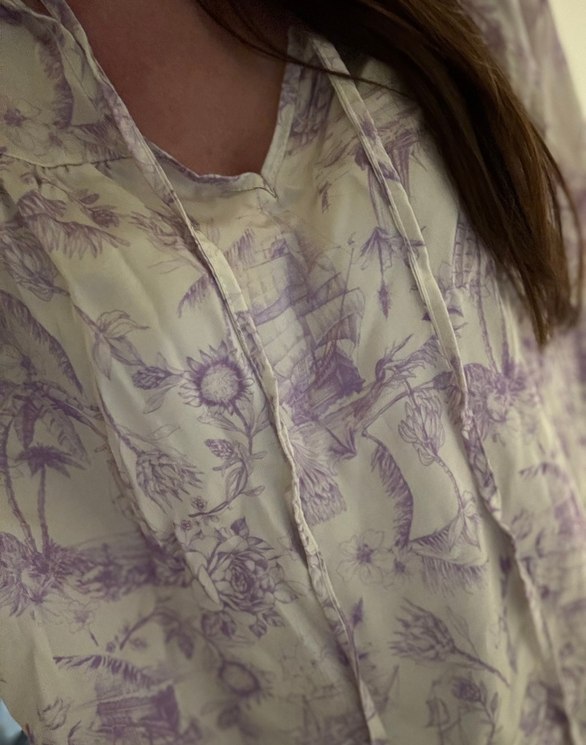 Bluse - Flieder