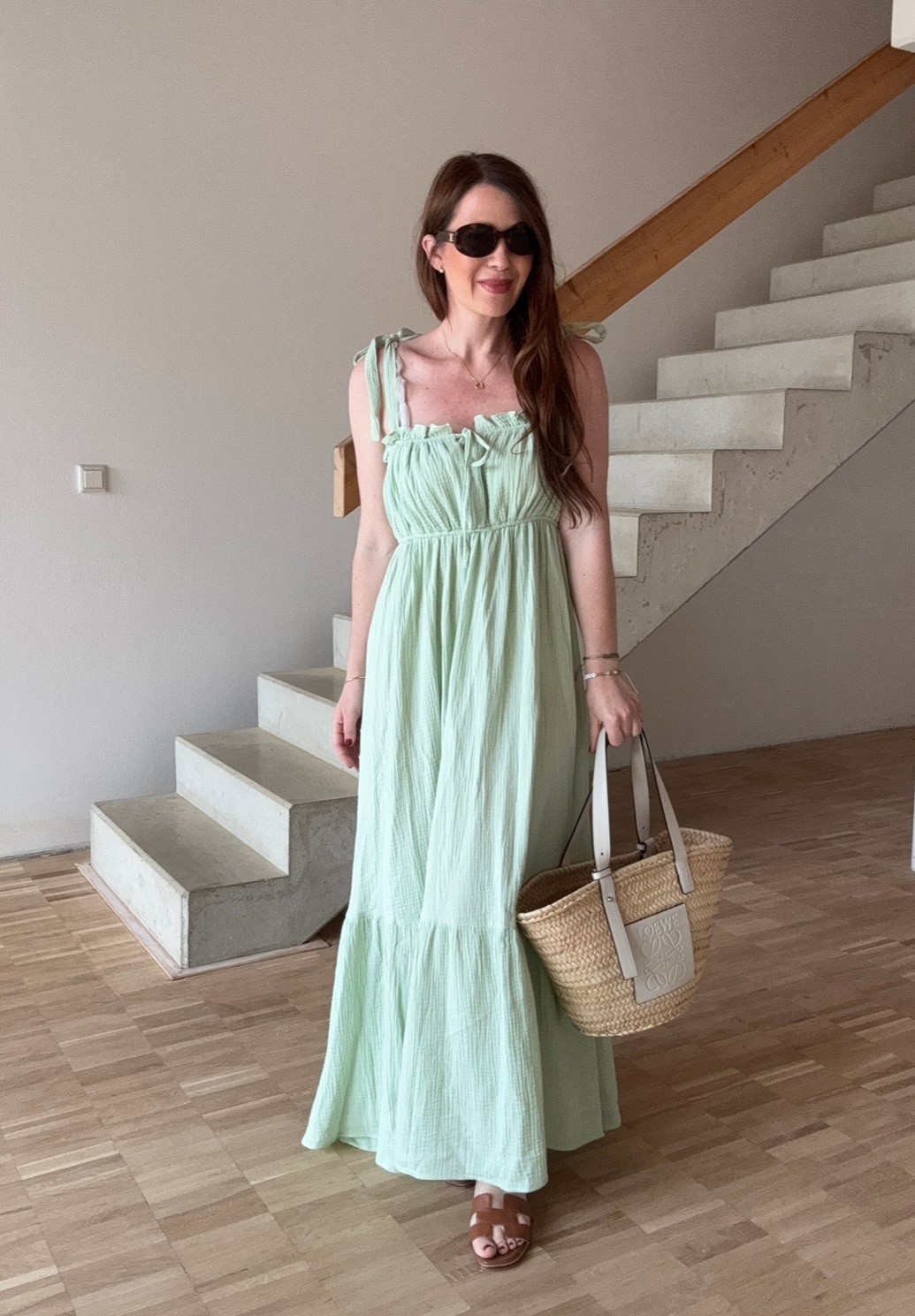 Maxi-Kleid - Salbei