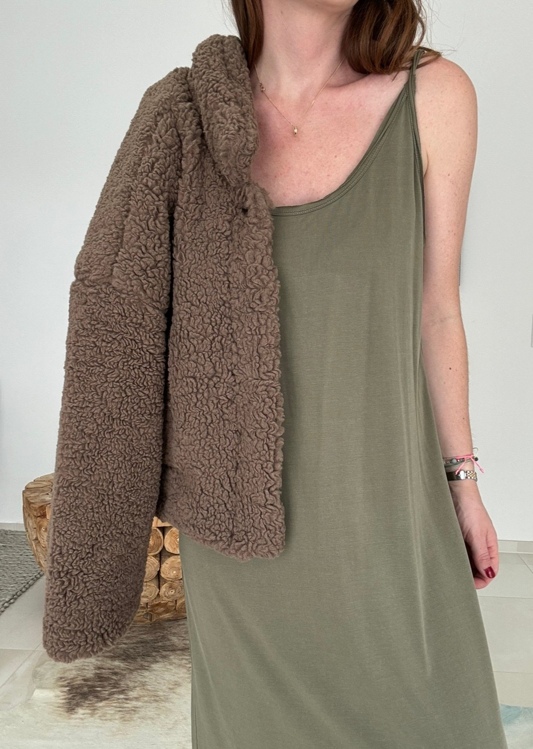 Maxi-Kleid - Khaki