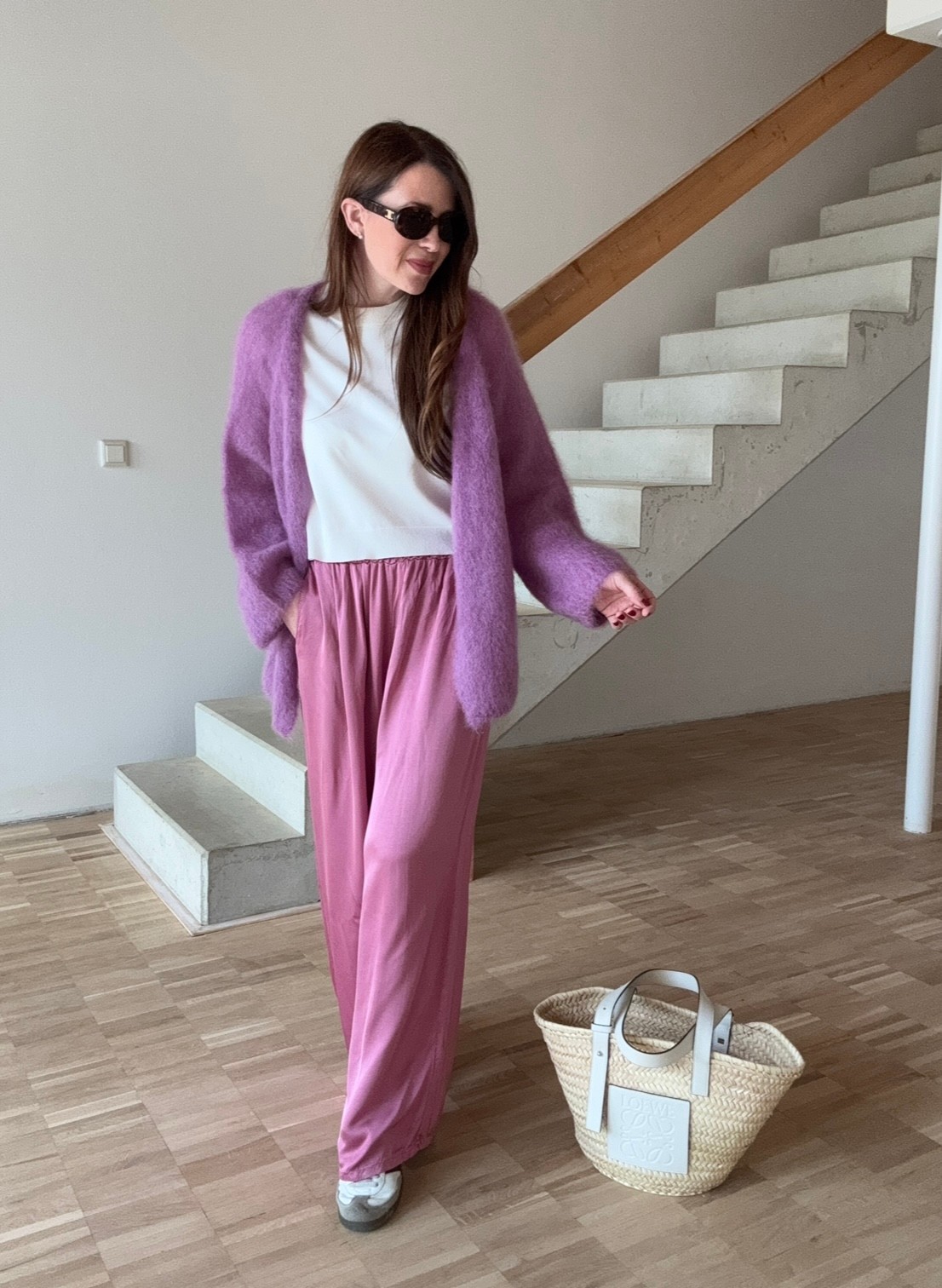 Mohair Cardigan - Beere