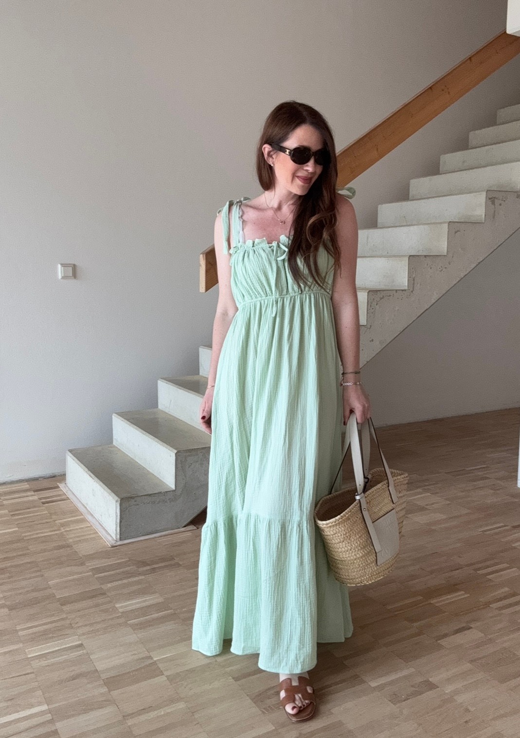 Maxi-Kleid - Salbei