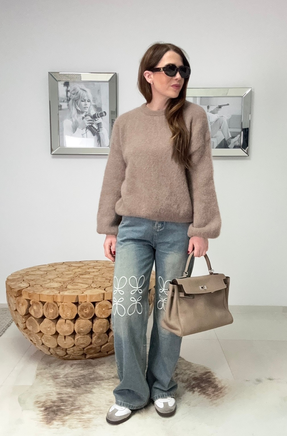 Alpaka Pullover "Sylt" - Taupe