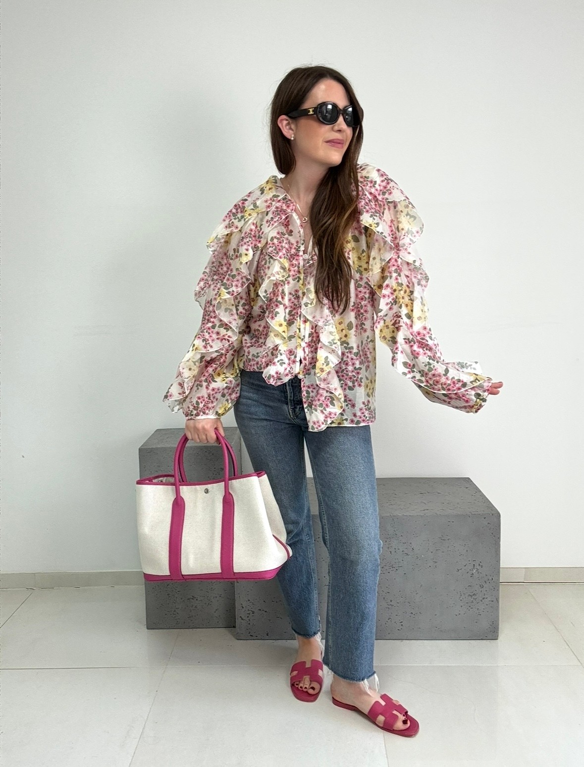 Bluse mit Print