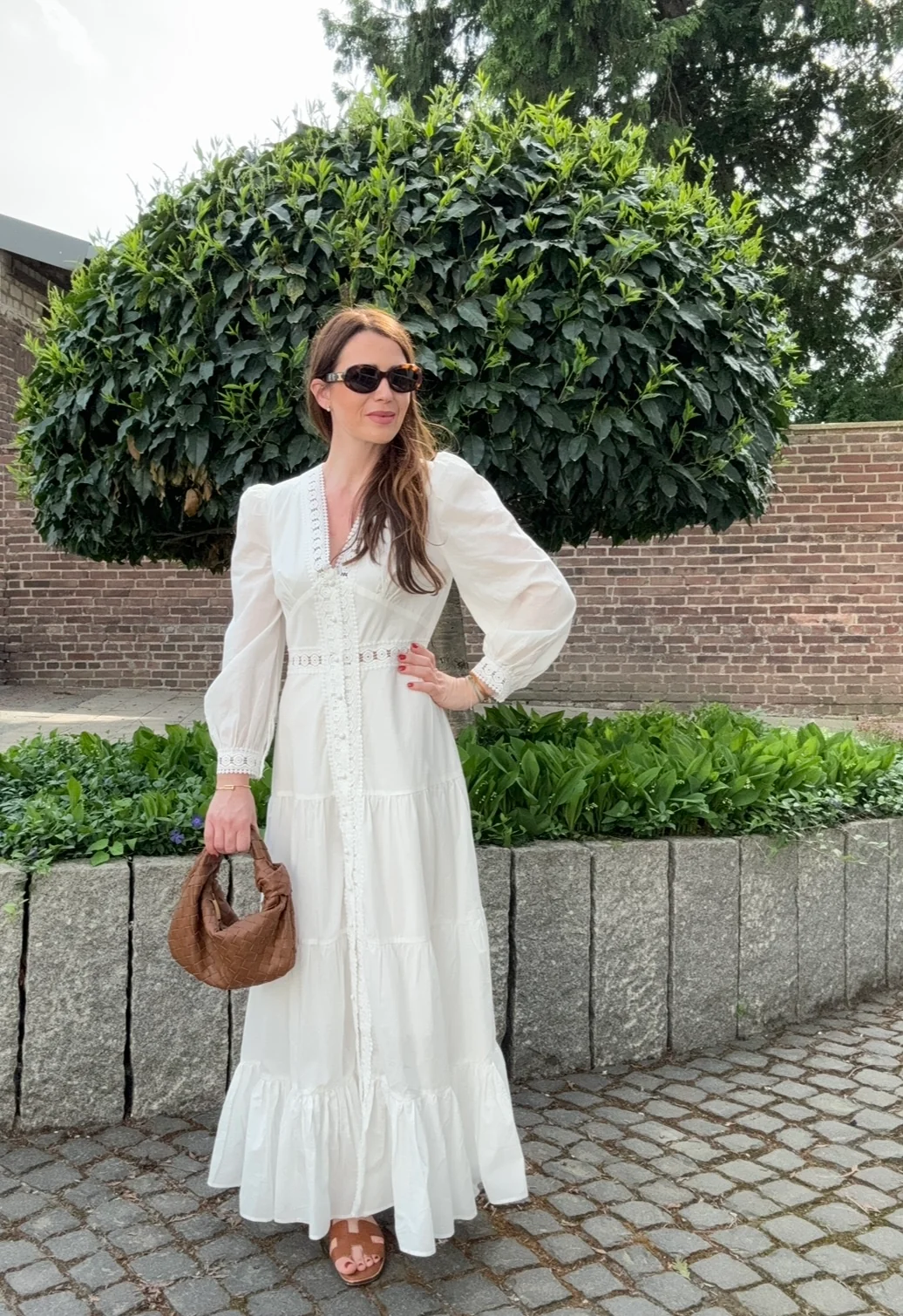 Kleid maxi weiß Clearance