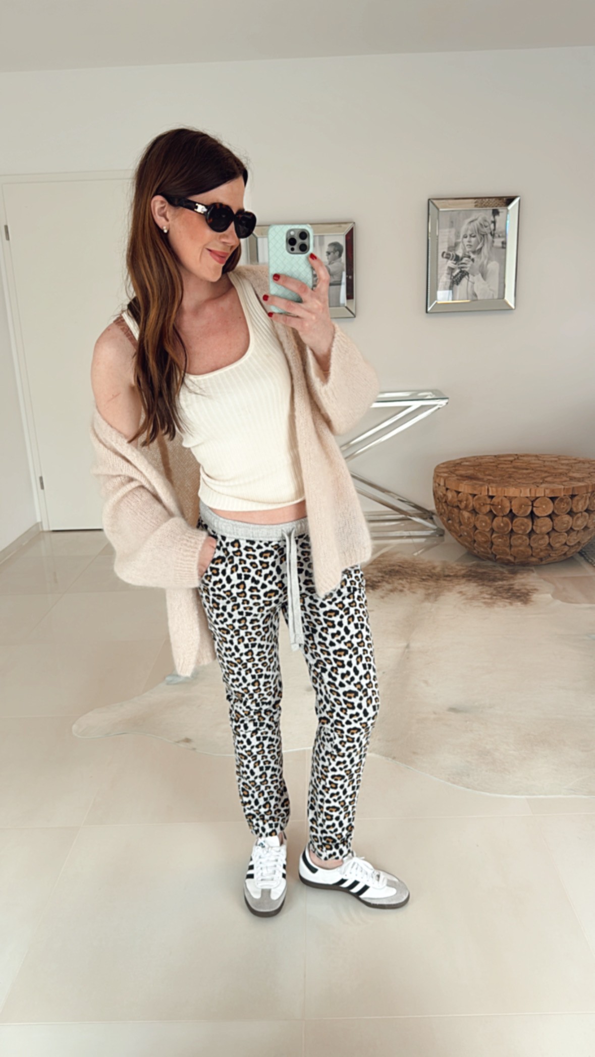 CROPPED JOGGER LEOPARD