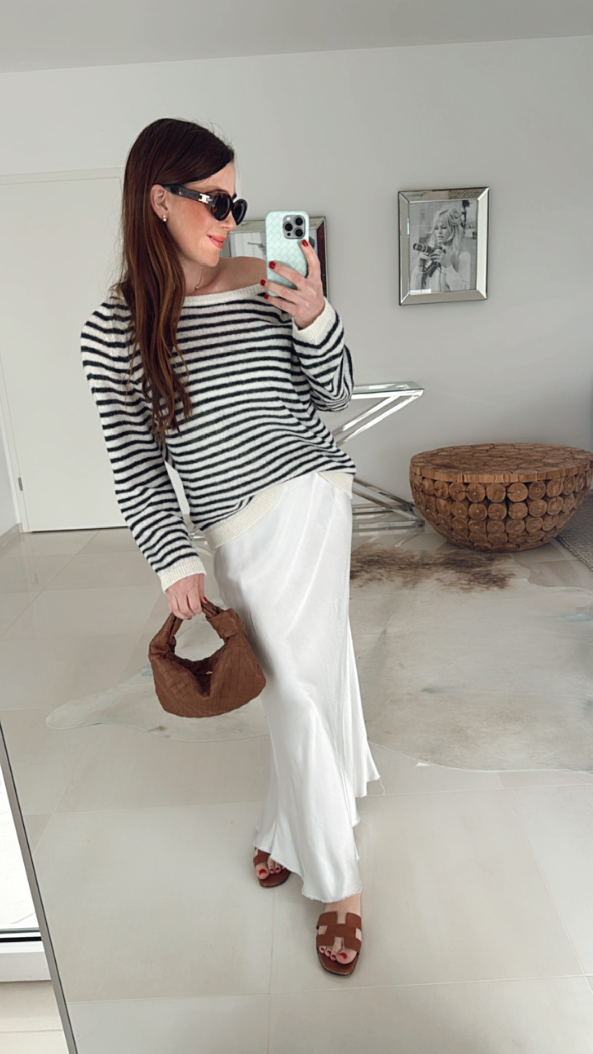 THIN KNIT SWEATER STRIPE