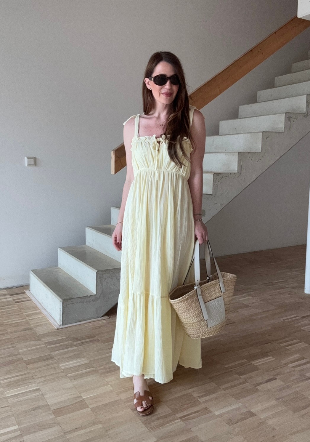 Maxi-Kleid - Gelb