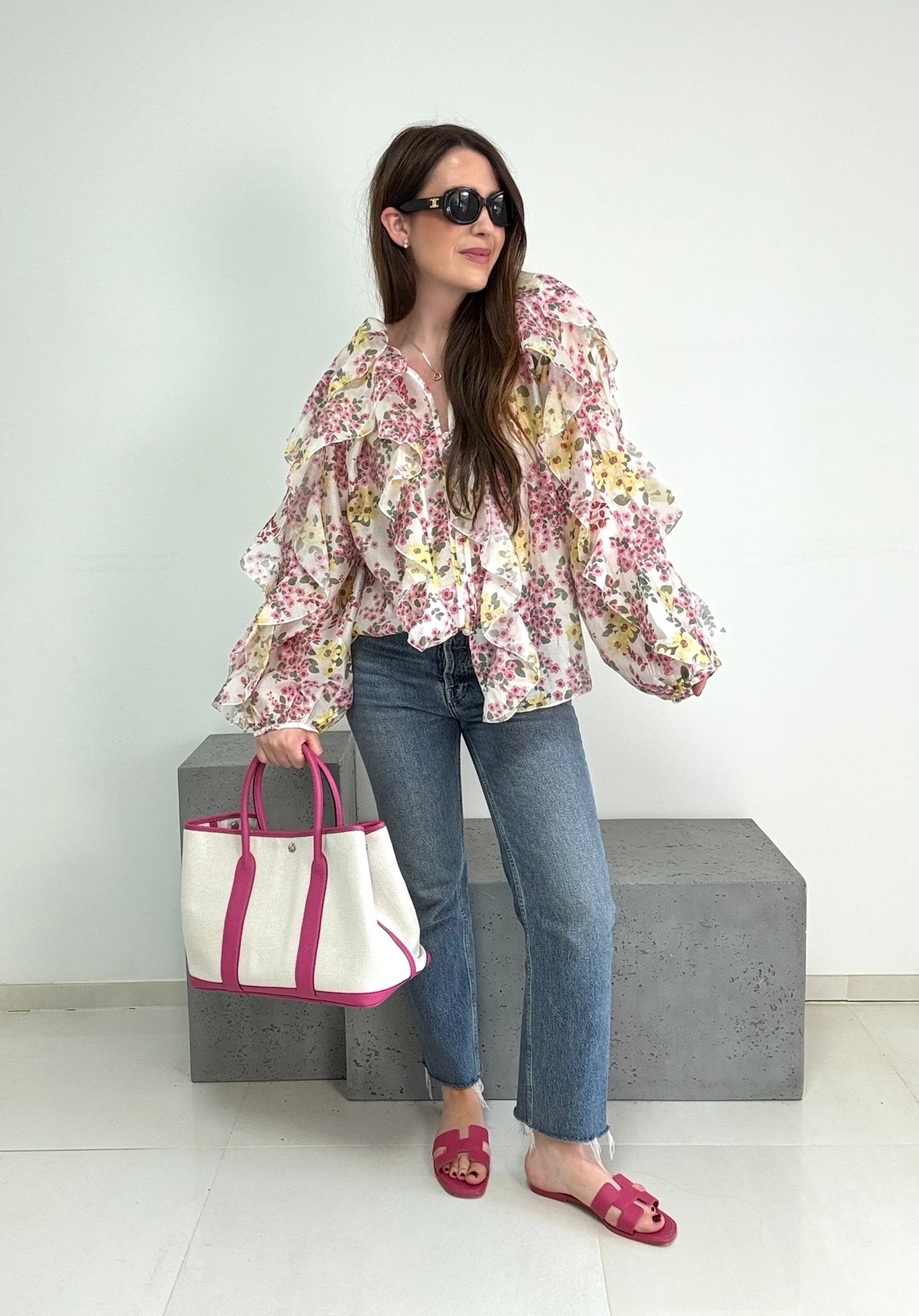 Bluse mit Print
